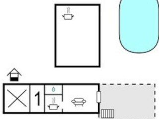 Vakantiehuis Nedescina Grondplan 41