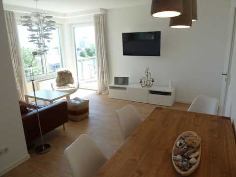 Ferienwohnung Ankerplatz mit sehr schönem Meerblick