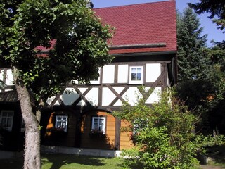 Ferienhaus Birkeneck- Gartenansicht