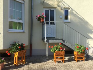 Eingang der Ferienwohnung