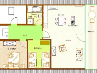 Holiday apartment Winterberg Floor Plan 9