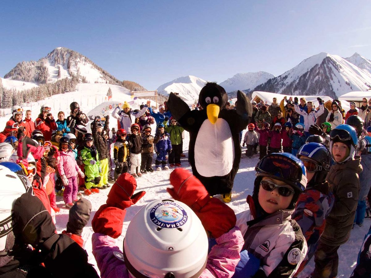 Skischule direkt im Ort