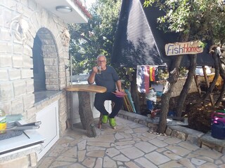 Pause vor dem grillen