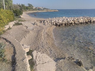Einsame Ecke am Strand