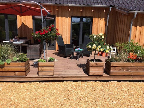 Holiday apartment Wellness & Entspannung im Fichtelgebirge, isländische Sauna, Massage, HotTub