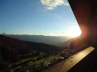 Aussicht vom Balkon