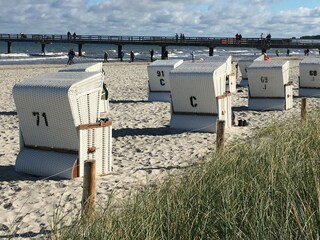 Strand und Seebrücke