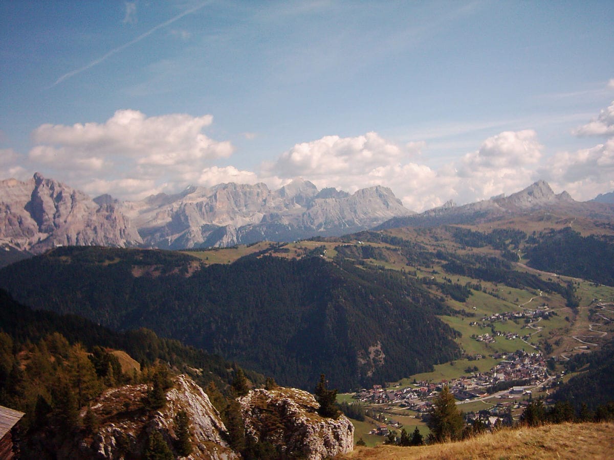 Bergwelt - Blick aus dem Grödnertal