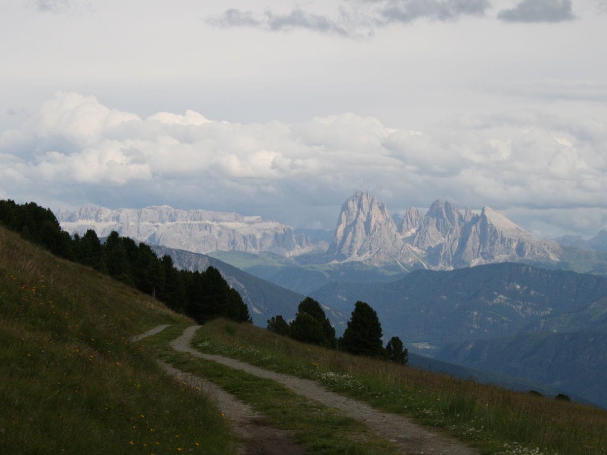 Langkofel mit Sellagruppe