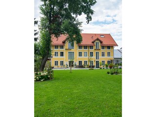 Country house with gardens