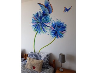 Mural in bedroom