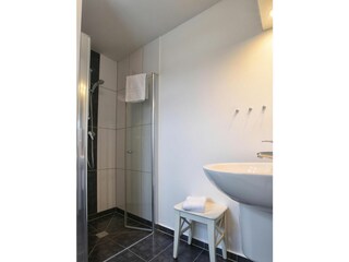 Das Bad en Suite im 1. OG.