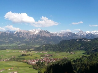Obermaiselstein am Fuße der Allgäuer Alpen