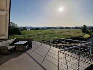 Dachterrasse, Sonnenaufgang