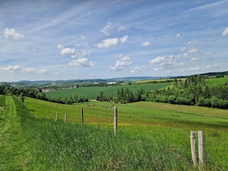 Blick ins Bremketal,  10 min. Fußweg