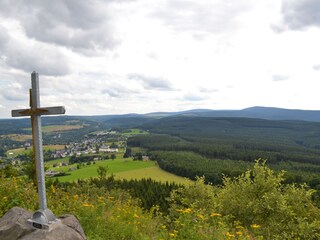 Blick vom Bärenstein in den Ort
