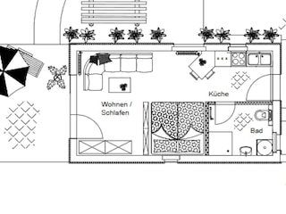Bungalow Zinnowitz Plan d'étage 5
