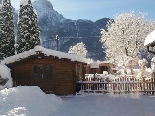 Gartenhütte Landhaus Bergidyll   Ausblick