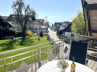 Balkon mit Aussicht