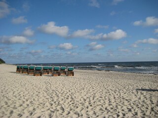 Strand am frühen Morgen