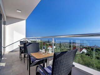 Schafzimmer Balkon mit Meerblick