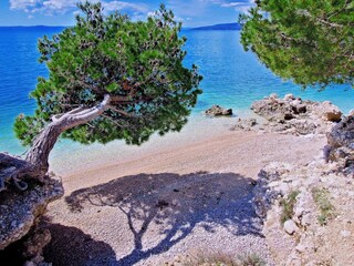 Der Strand in Makarska