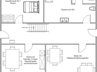 Alpenhut Hüttau Grondplan 17
