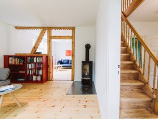 Living room & fireplace