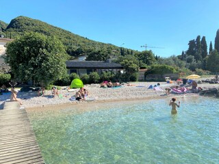 The  small "nearly" privat beach