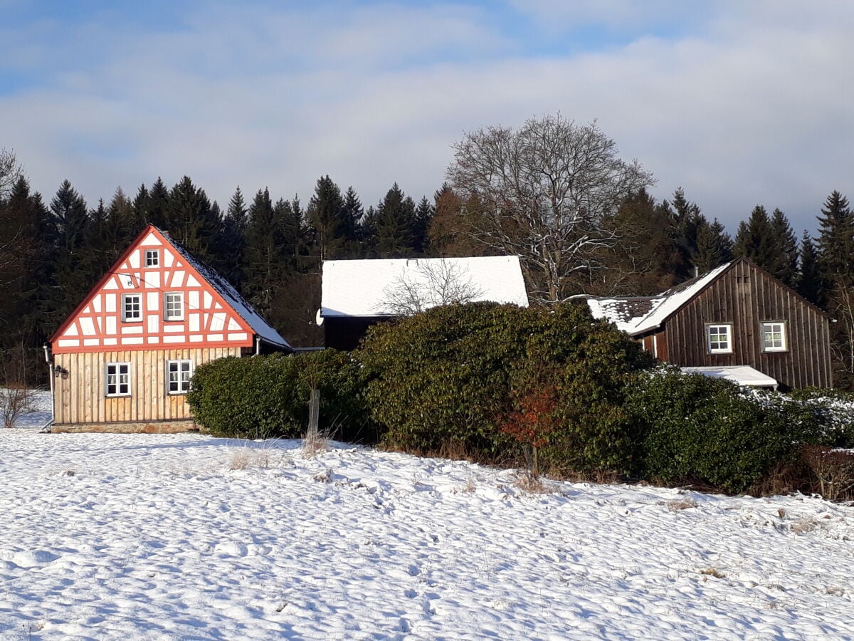 Unser Anwesen im Winter