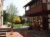 the courtyard of the Austragshaus/Rhön