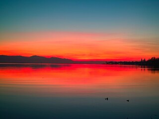 Abends am Bodensee