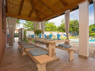 Big, covered terrace