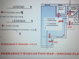 Villa Krk (Stadt) Pianta del piano 41