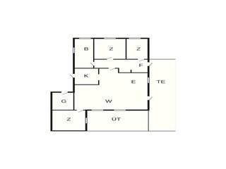 Ferienhaus Blåvand Grundriss 13