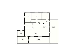 Holiday house Blåvand Floor Plan 36