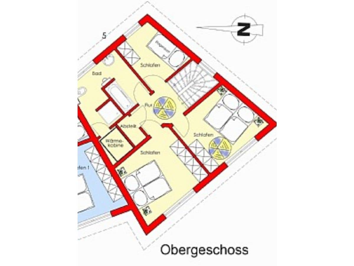 Grundriss Obergeschoss