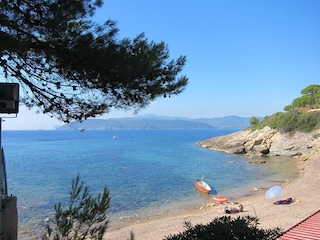 Der Strand von Madonna delle Grazie.