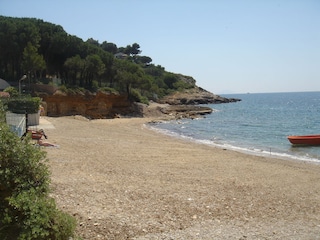 Der Strand von Madonna delle Grazie.