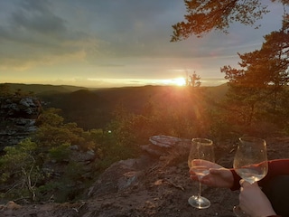 Abendstimmung auf dem Rauhberg
