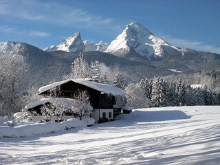 Unser Haus im Winter