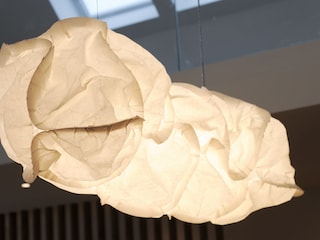 Dining table lamp in detail
