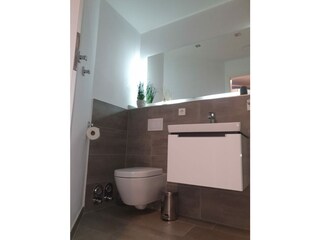 Bad mit Panorama spiegel