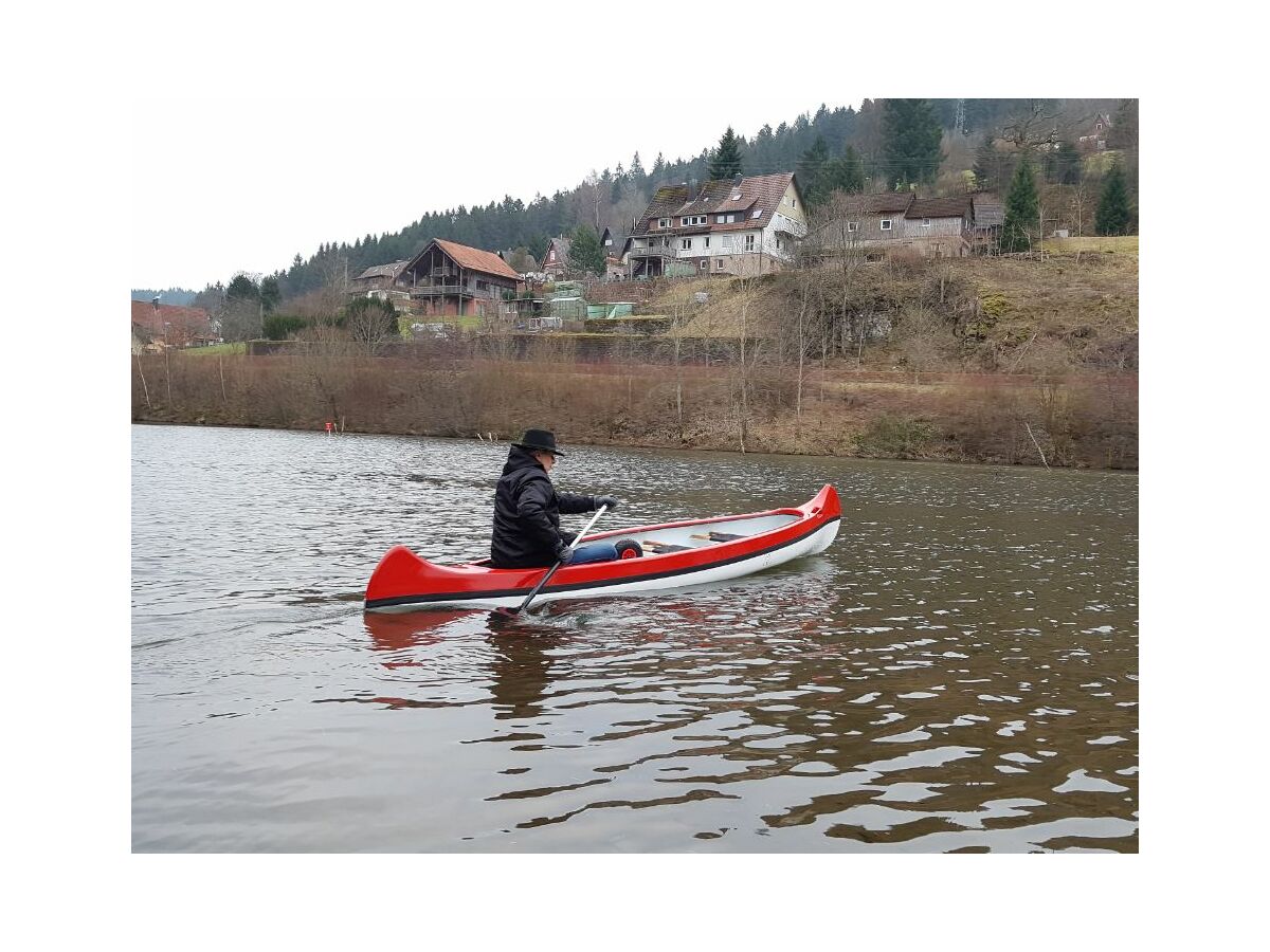 Mit dem Kanu auf der Nagoldtalsperre