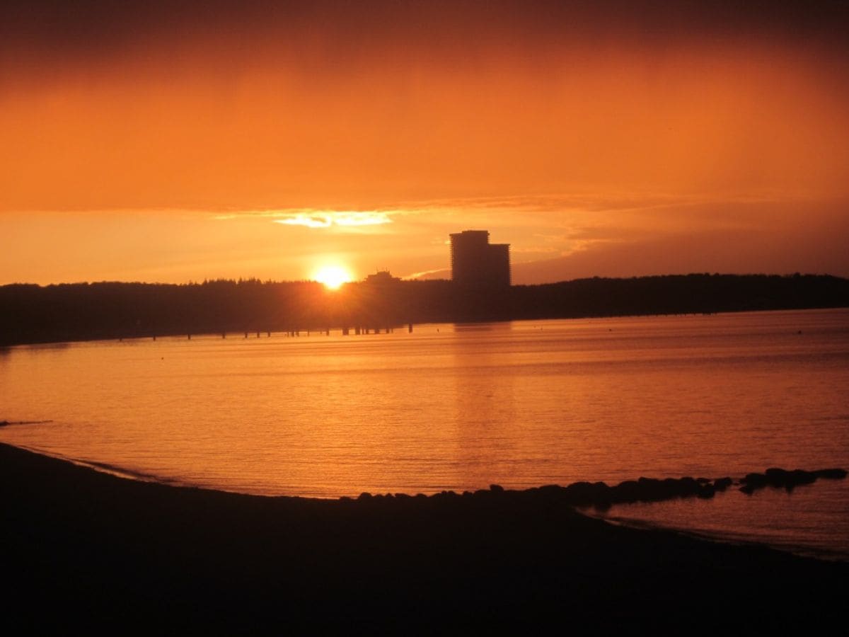 Abendstimmung an unserem Strand