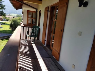 Balkon bei schlaffzimer