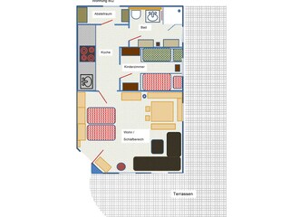 Vakantieappartement Hauzenberg Grondplan 41