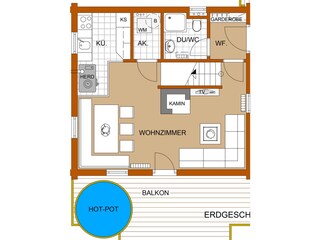 Alpenhut Patergassen Grondplan 21