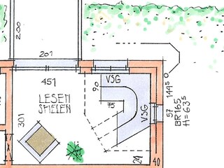 Vakantiehuis Sellin Grondplan 25