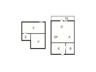 Appartement Lemvig Grondplan 2